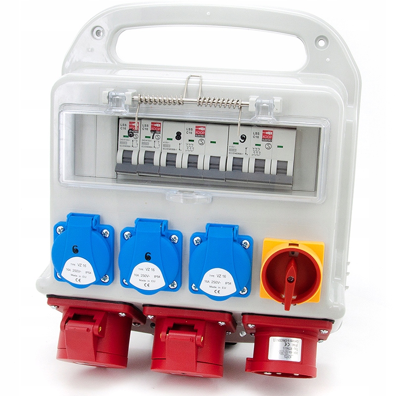 Rozvaděč Přenosný Zabezpečený 2x16A 5P 3x230 Vypnuto 0-1 Trg