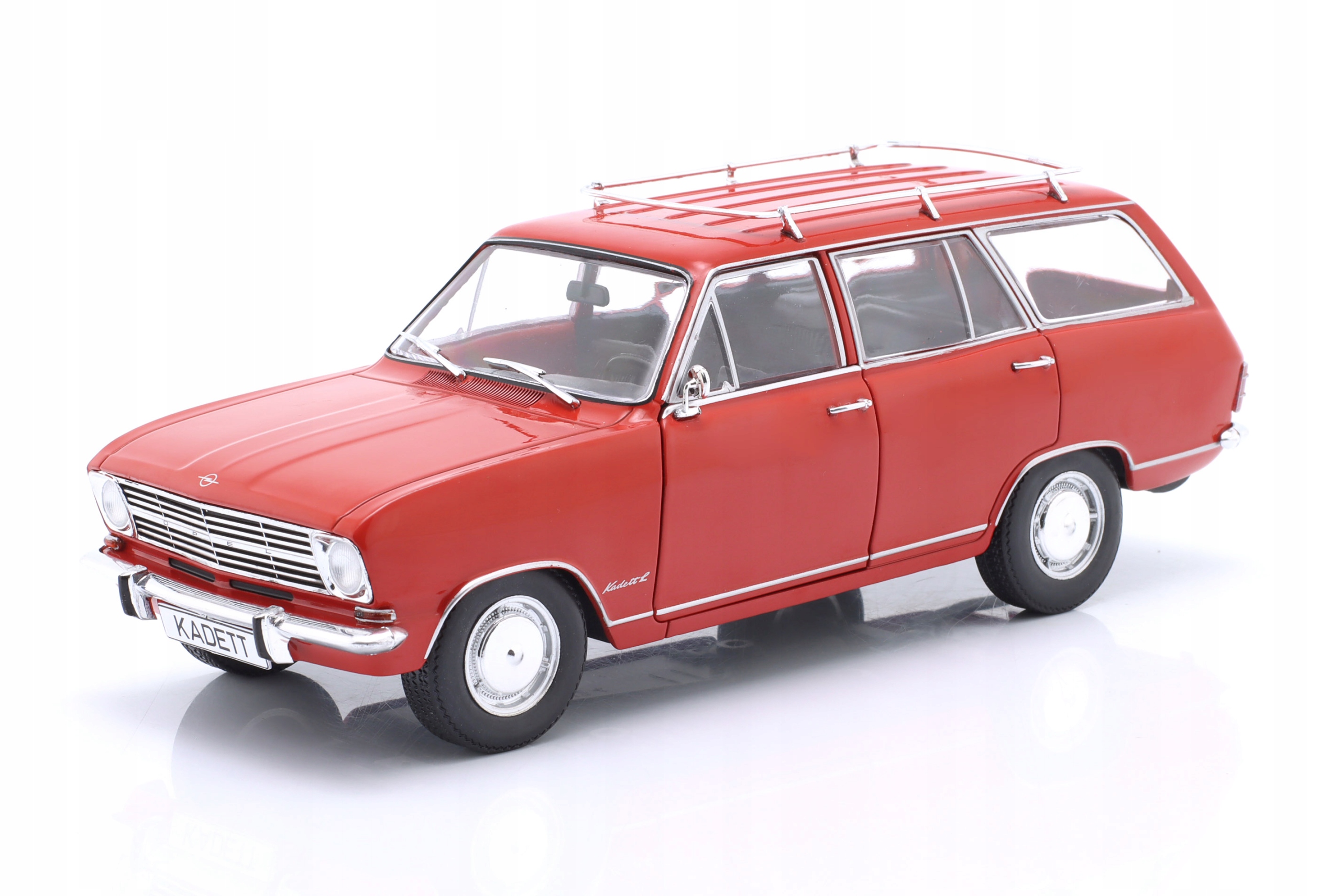 Opel Kadett B Caravan 1965 Red WhiteBox 1:24 1/24 Model Auta WB124193