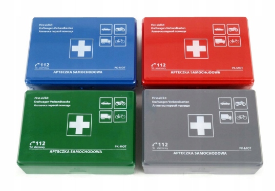 

Apteczka Samochodowa Pierwszej Pomocy AS6 4