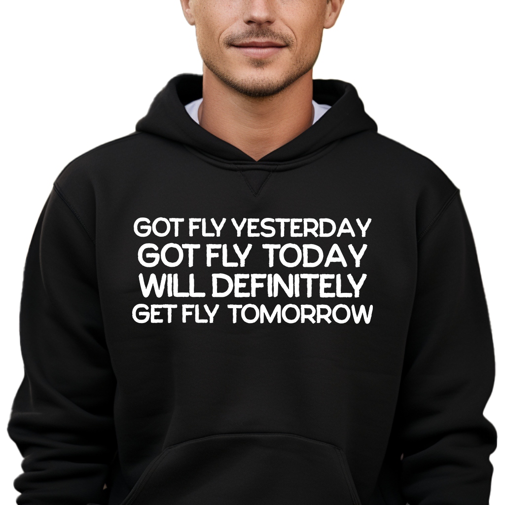 mikina s kapucí Got Fly Yesterday pro chlapce, mnoho vzorů Vel M