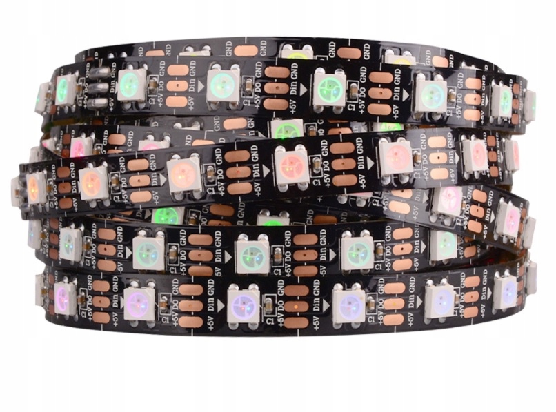 Adresovatelná Led Páska WS2812B 60d/m IP20 digitální