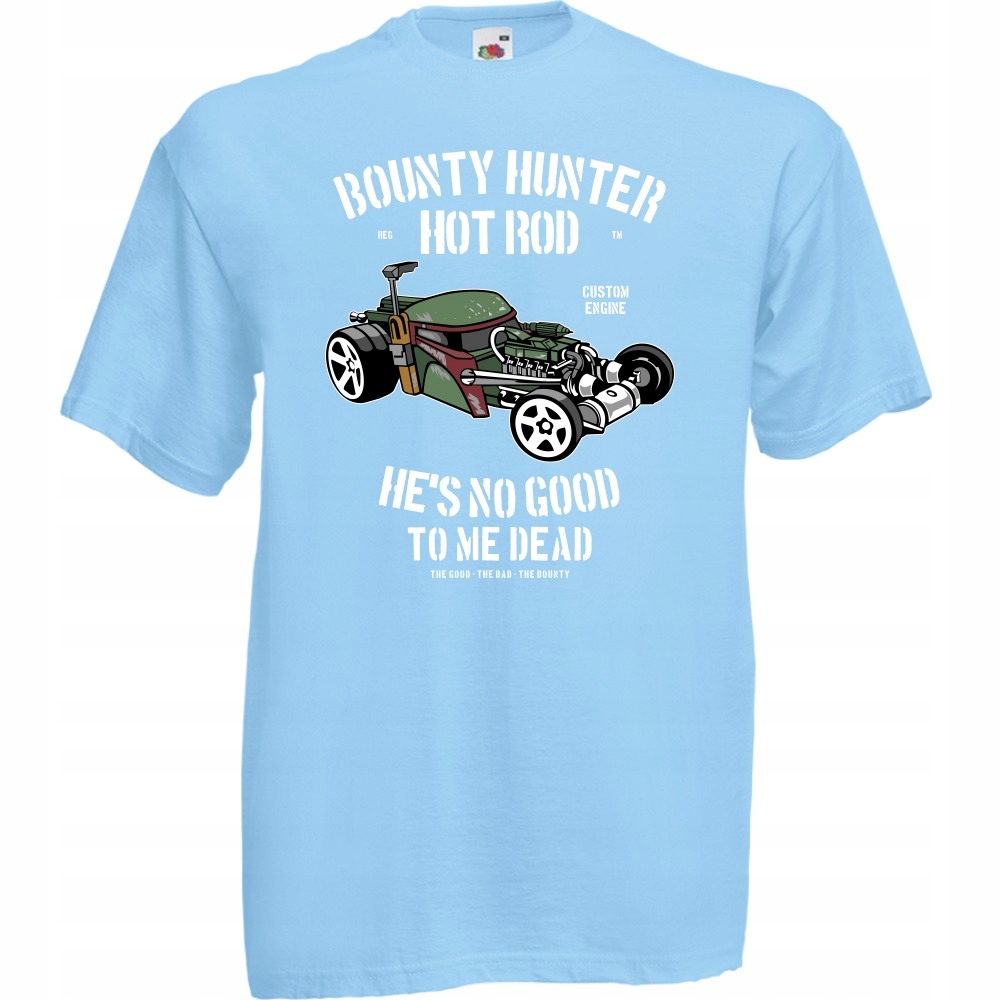 

Koszulka hot rod quad auto militaria S błękitna