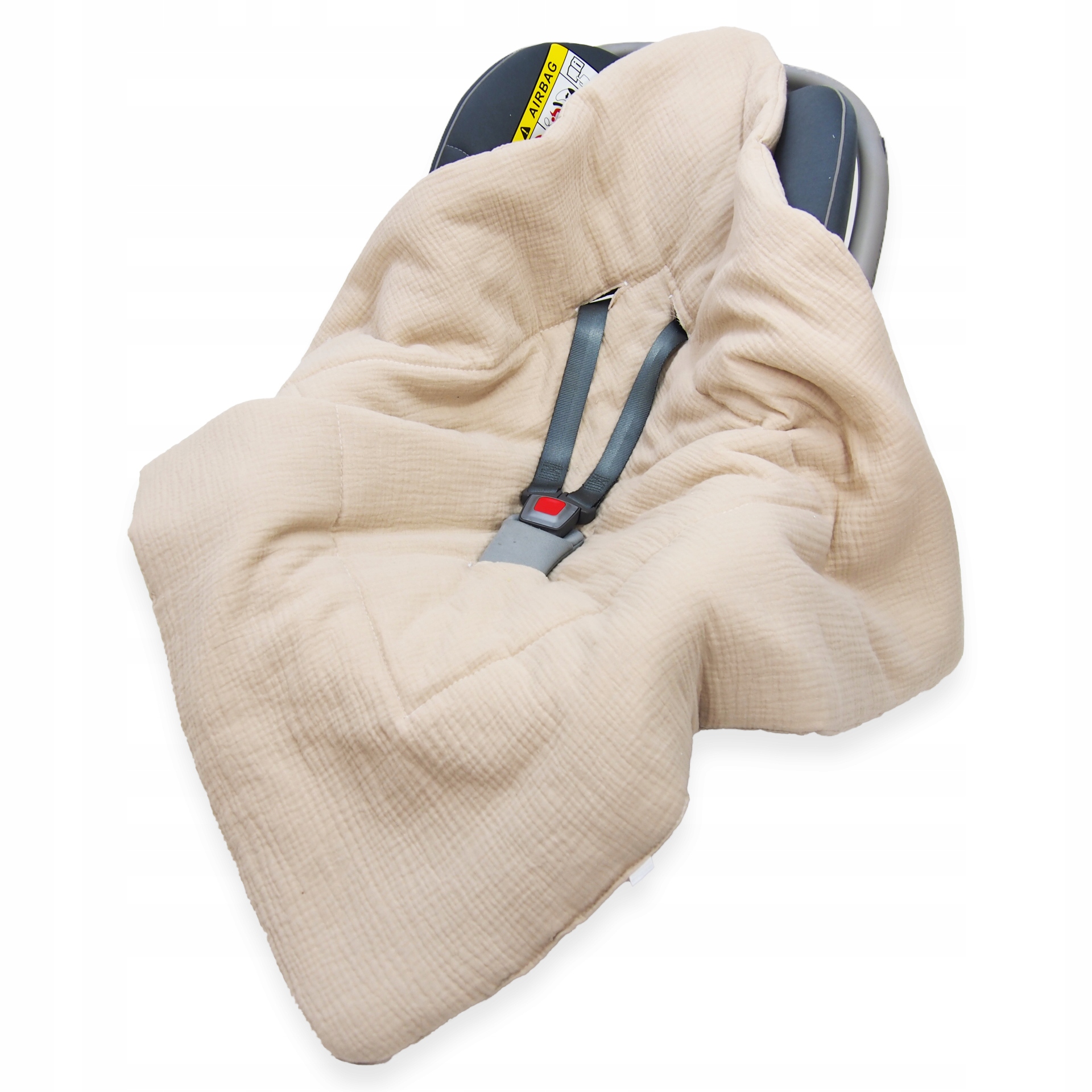 KOCYK DO FOTELIKA NOSIDEŁKA MUŚLINOWY PREMIUM