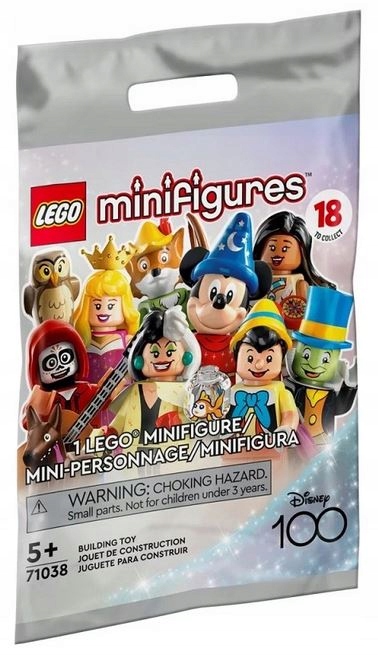 

Lego Minifigures Disney 100 71038 saszetka losowa
