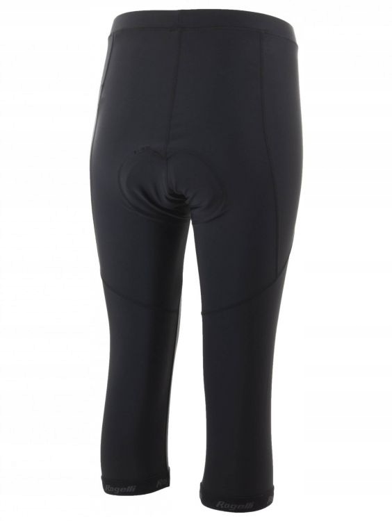 Spodenki rowerowe Rogelli Basic De Luxe 3/4 Czarne Rozmiar Xs