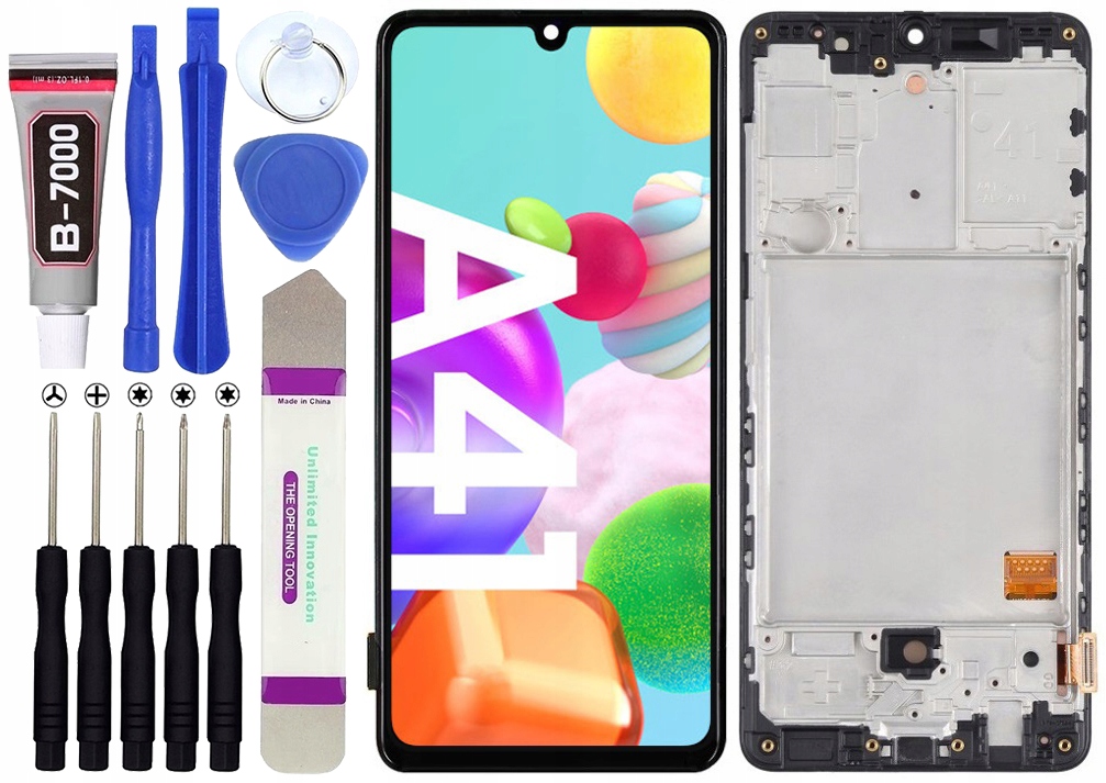 Displej pro Samsung Galaxy A41 A415 Oled LCD Rámeček