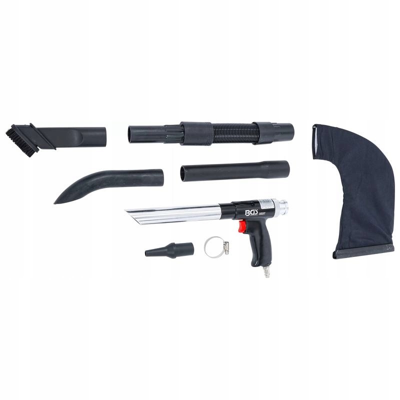 Pneumatická ofukovací/sací pistole s přepínatelným sacím výkonem 11,8 cmHg Bgs