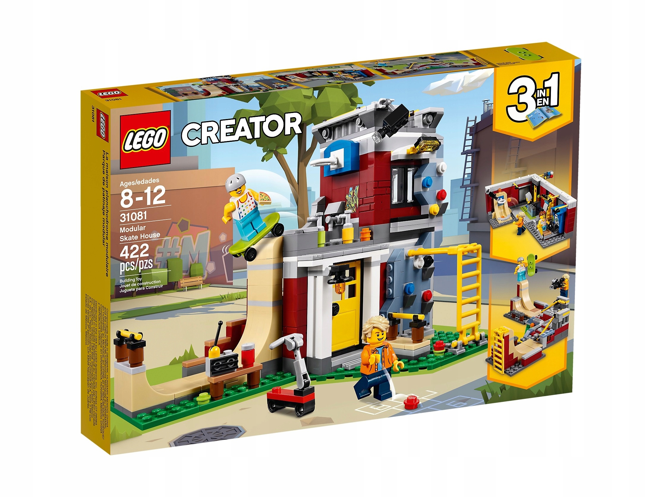 LEGO Creator 3 w 1 - 31081 Skatepark - Nowe