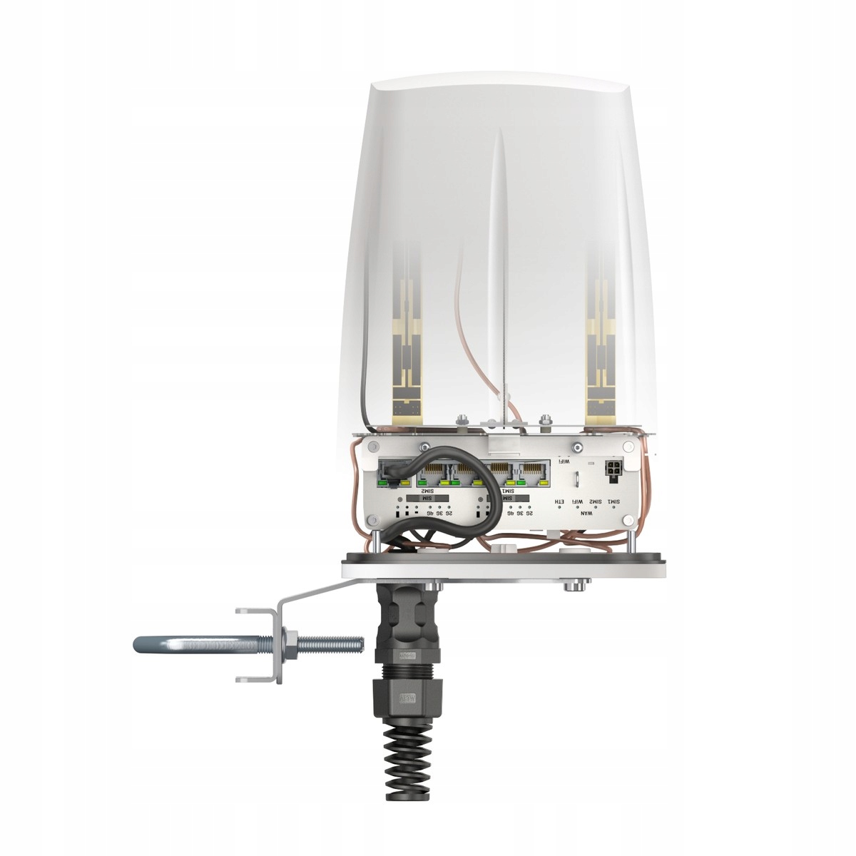 QuWireless QuSpot AX12S 2x Lte Wi-Fi Gps Bluetooth anténa pro