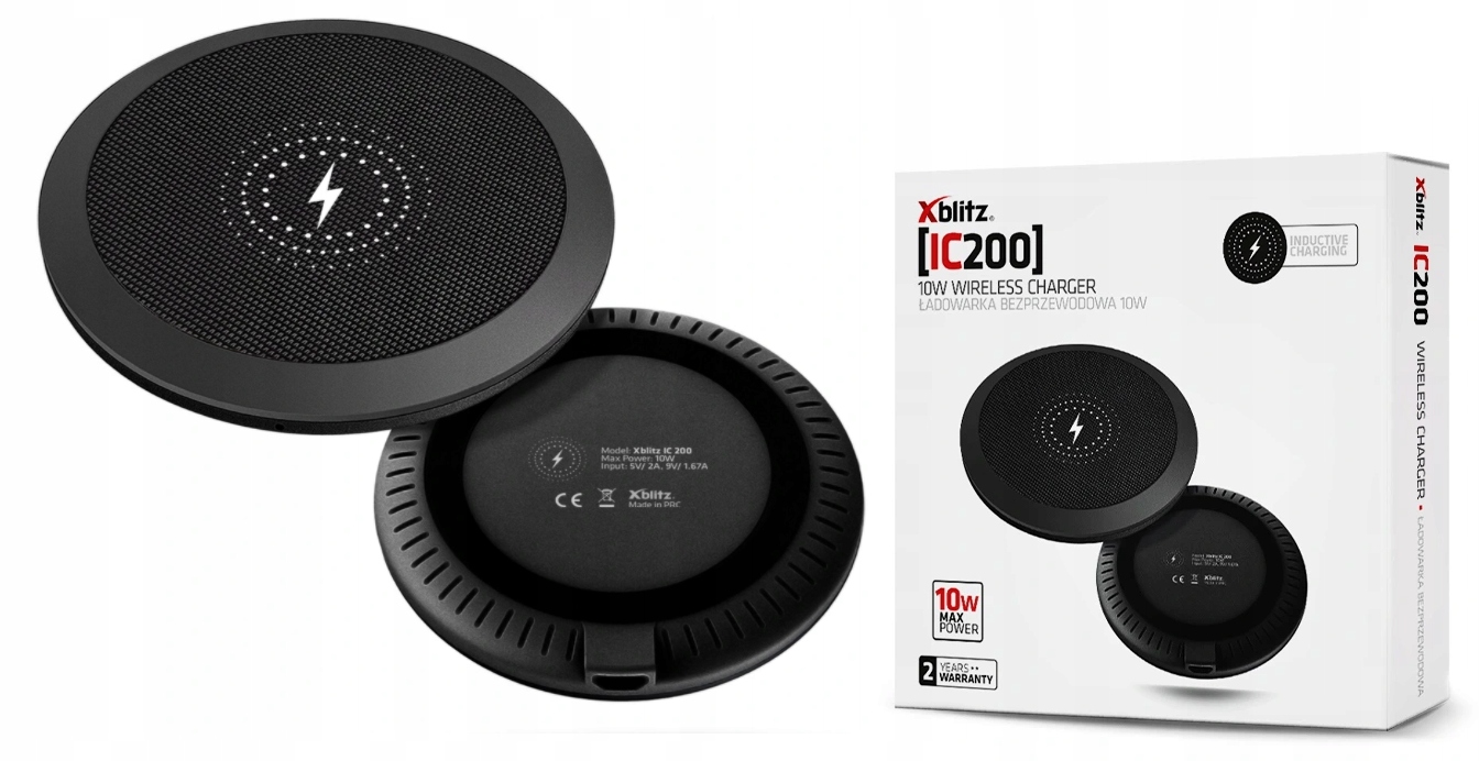 

Ładowarka indukcyjna Xblitz IC200 Qi