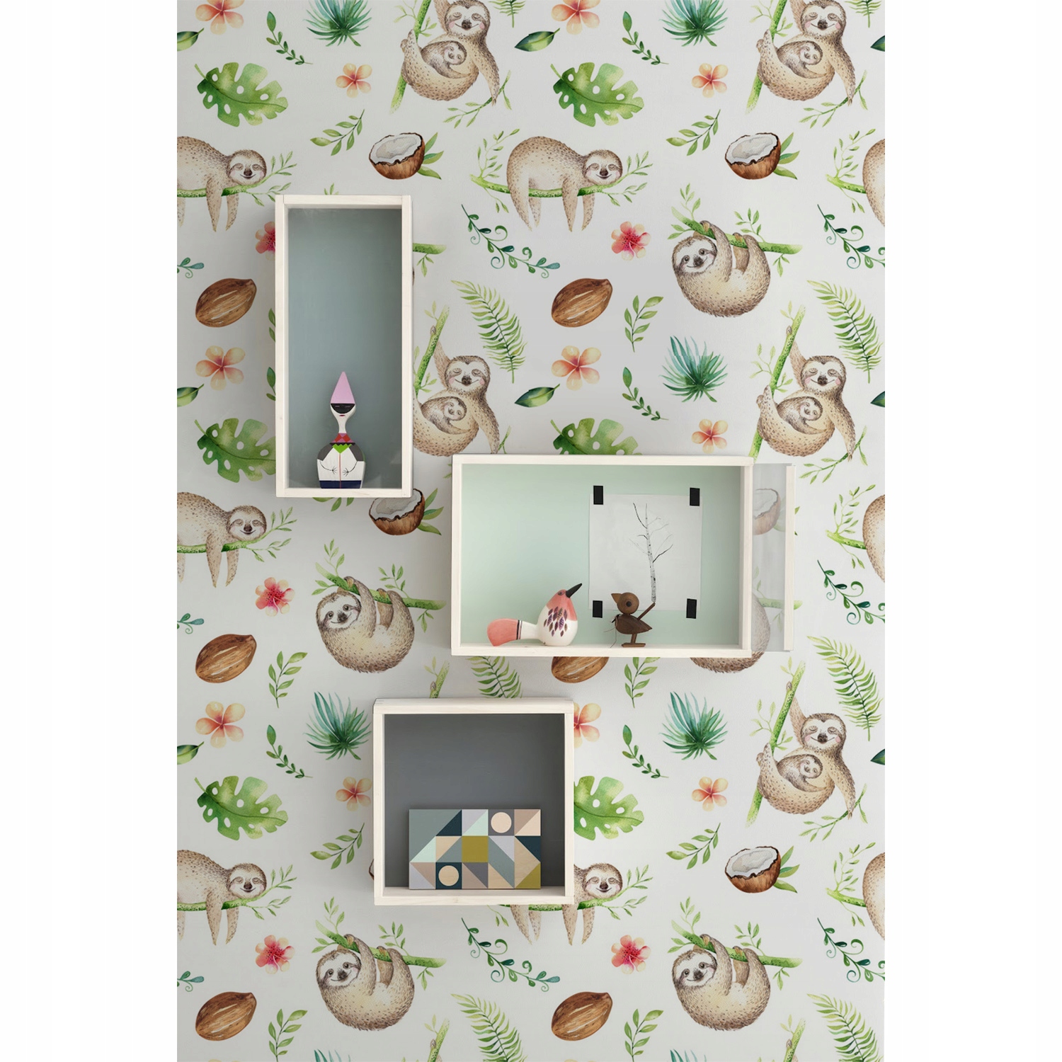 

Fototapeta na flizelinie Leniwiec z liśćmi 312x219