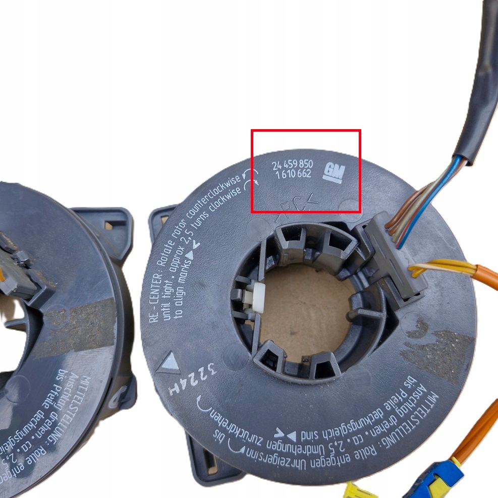 OPEL MERIVA A CORSA C TASMA AIR BAG ZWIJKA 24459850 TAŚMA AIR BAG Producent części General Motors