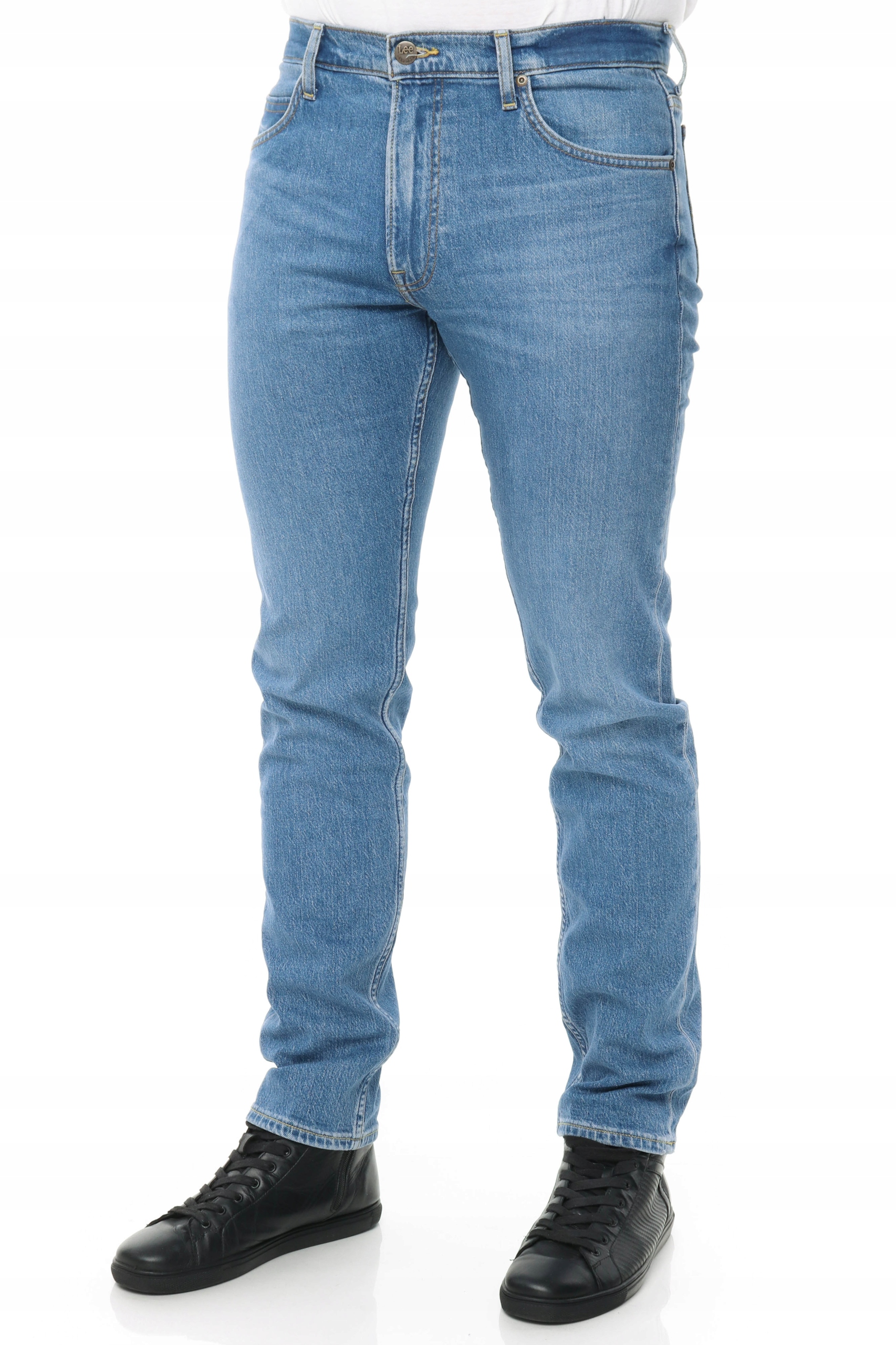 LEE RIDER spodnie męskie zwężane jeansy W31 L34 Kolor niebieski