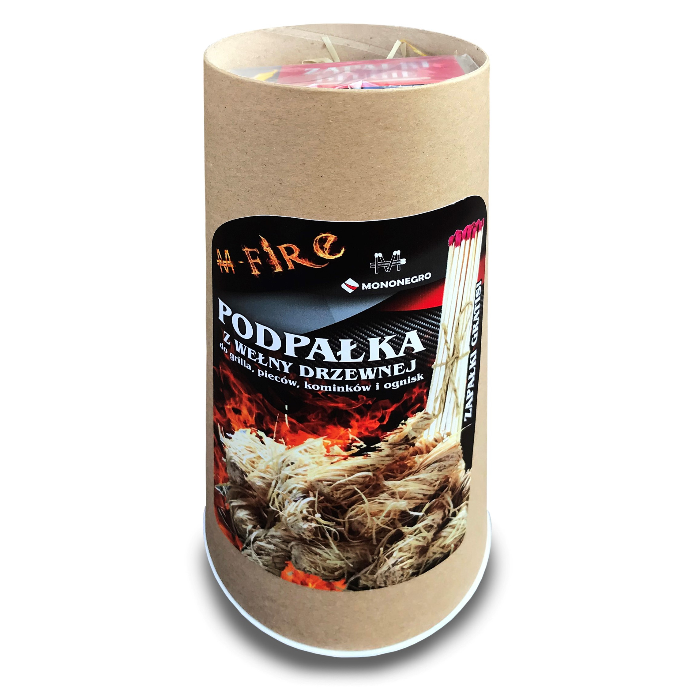 Podpałka Rozpałka z Wełny Drzewnej do Grill Kominek Ognisko Piec 300g Kod producenta Wełna do rozpalenia ogniska