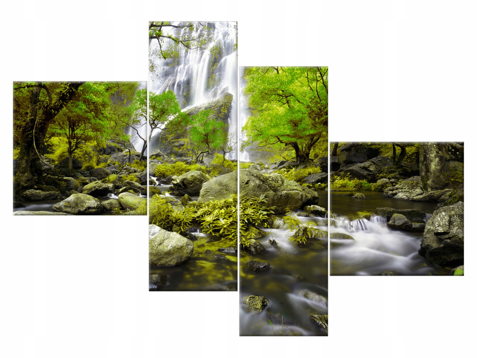 

Obraz Wodospad w zieleni 100x70 Drzewo 2484A_4B