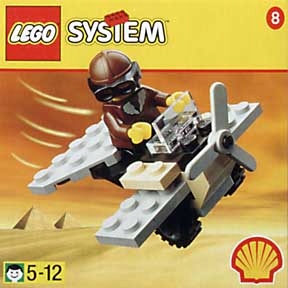 Nový stavebnice Lego Adventurers 2542 Adventurers Aeroplane 1998 rok