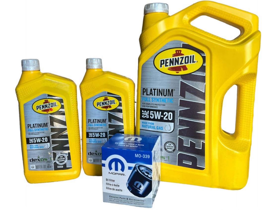 Pennzoil Olej Pennzoil 5W20 7L filtr Jeep Dodge 5.7 V8