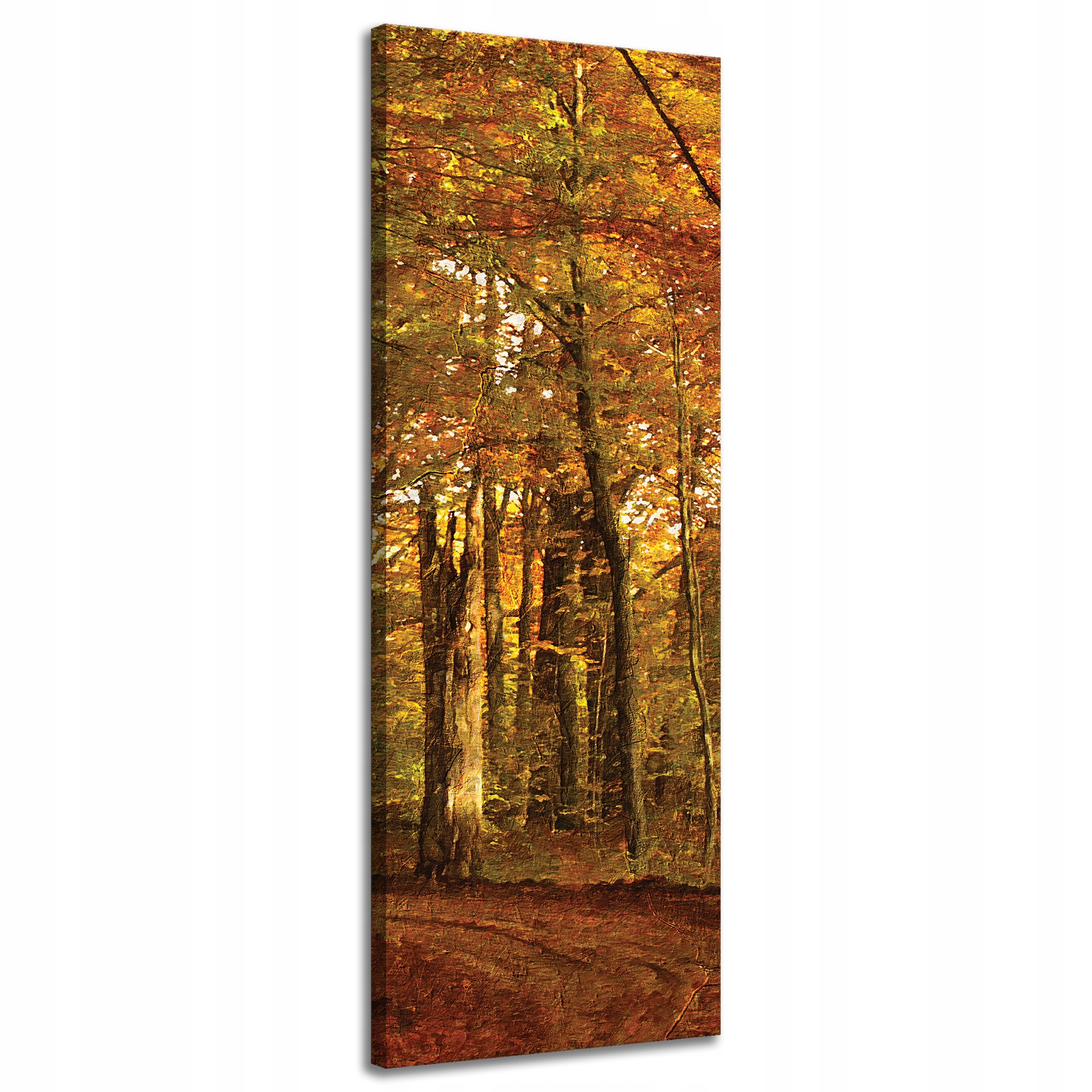Obraz na plátně Pastelový styl Stromy Les na podzim 40x120 cm