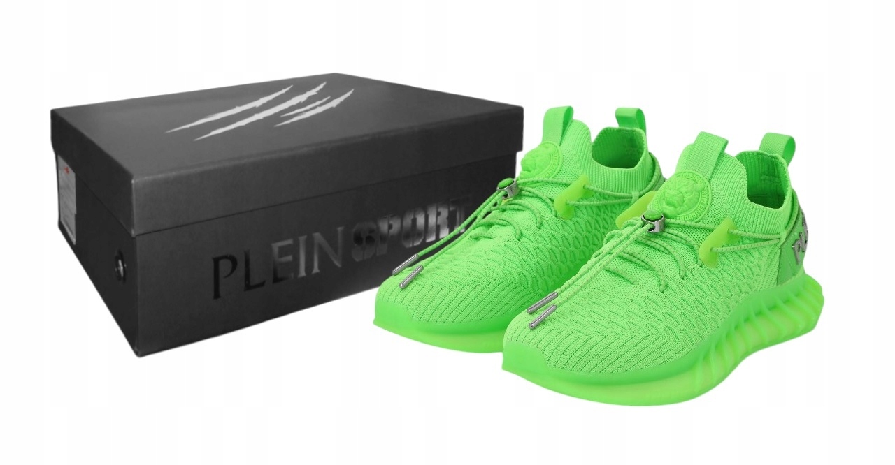 Sportovní Boty Tenisky Plein Sport Runner Zelené vel. 46