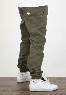 Kalhoty Chada Proceder Jogger Chino Kastet Logo olivové