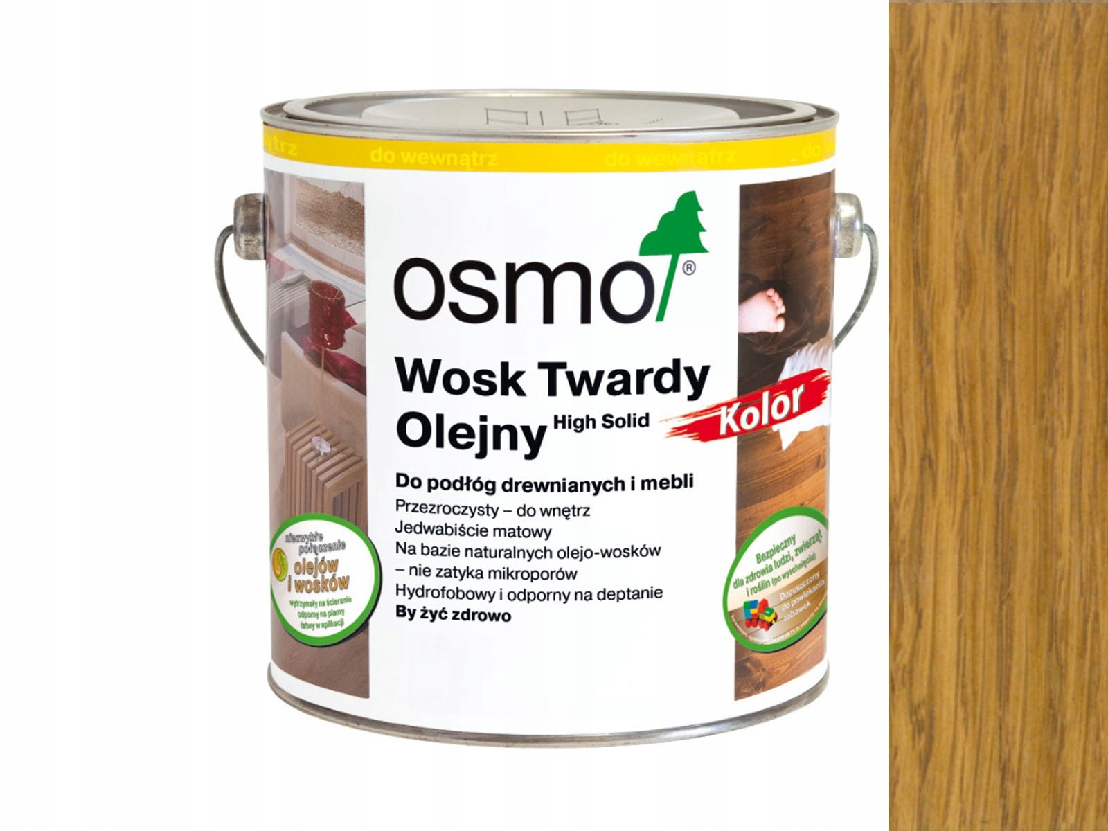 Tvrdý Vosk Olejový Osmo 0.75L med 3071