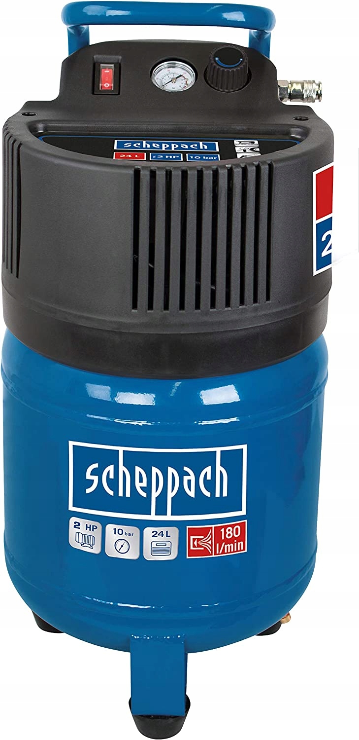 Bezolejový kompresor Scheppach HC24V 24 l 10 bar