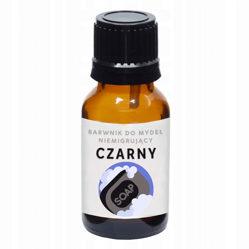 

Barwnik do mydła bazy glicerynowej Czarny 10ml
