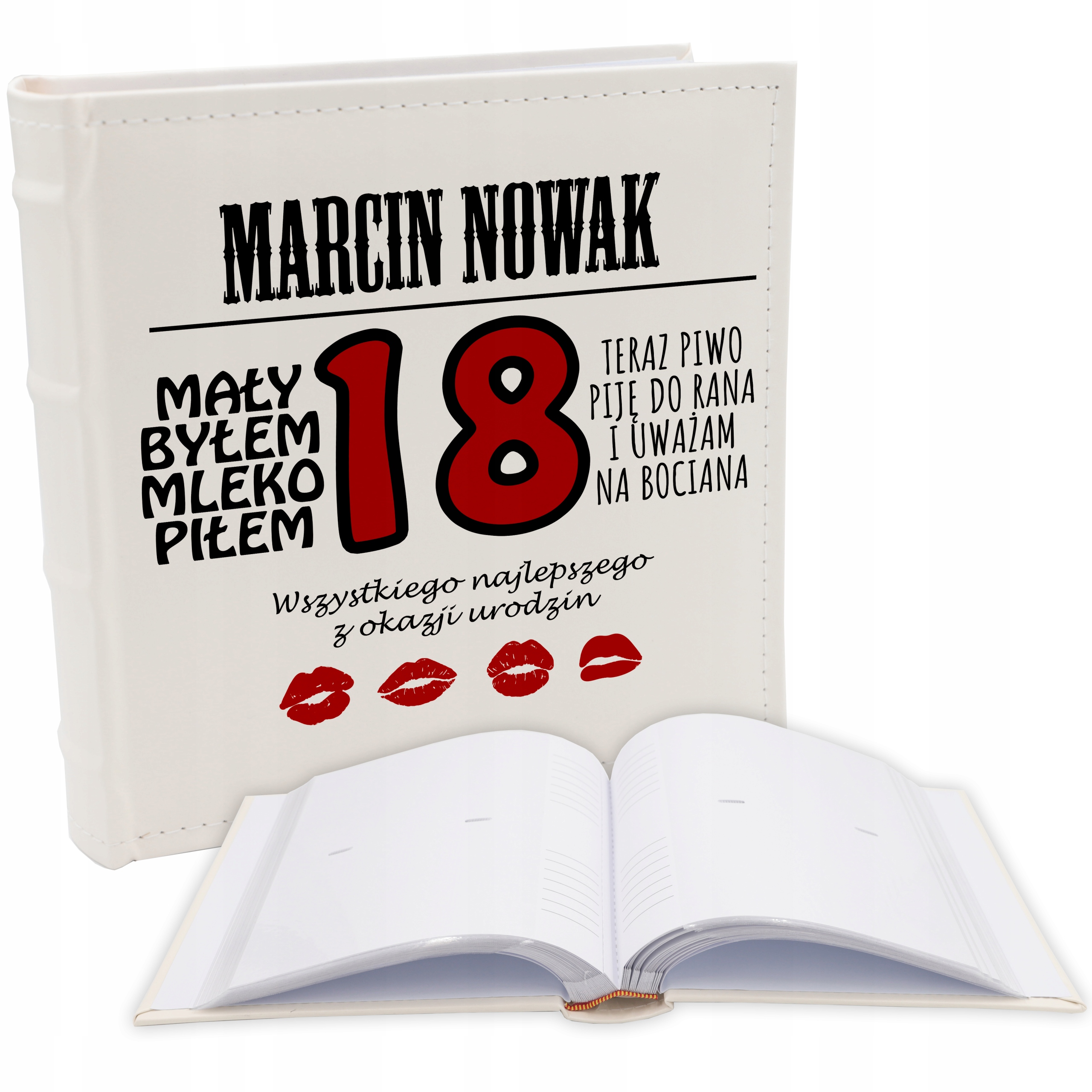 Album Vtipný Dárek k Osmnáctce Vaše Jméno