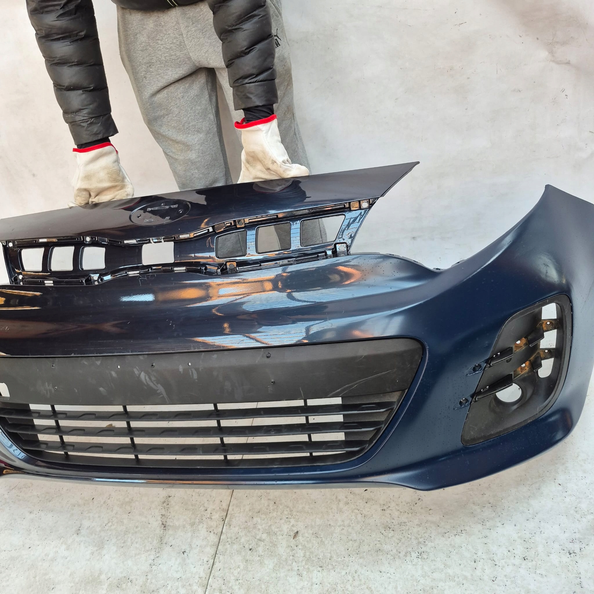KIA RIO III LIFT 14-17 bumper front front grid 86511-1W700