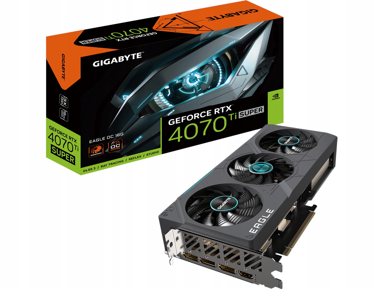 Karta graficzna Gigabyte GeForce RTX 4070 Ti GV-N407TSEAGLE OC-16GD 16 GB