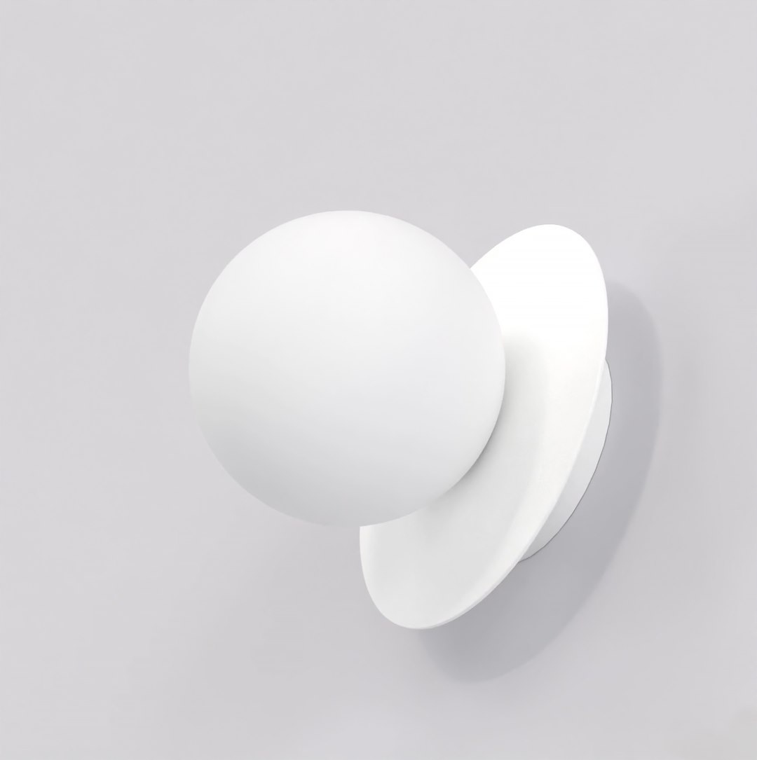 Lampa ścienna Americana K1 w kolorze białym designerski kinkiet