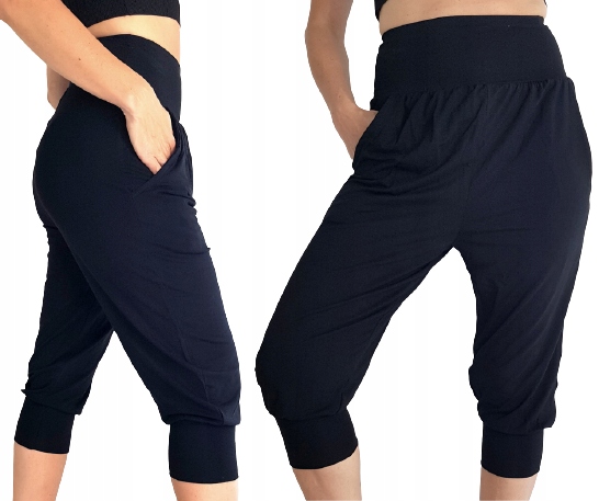 

Spodnie alladynki fitness sportowe krótkie XL