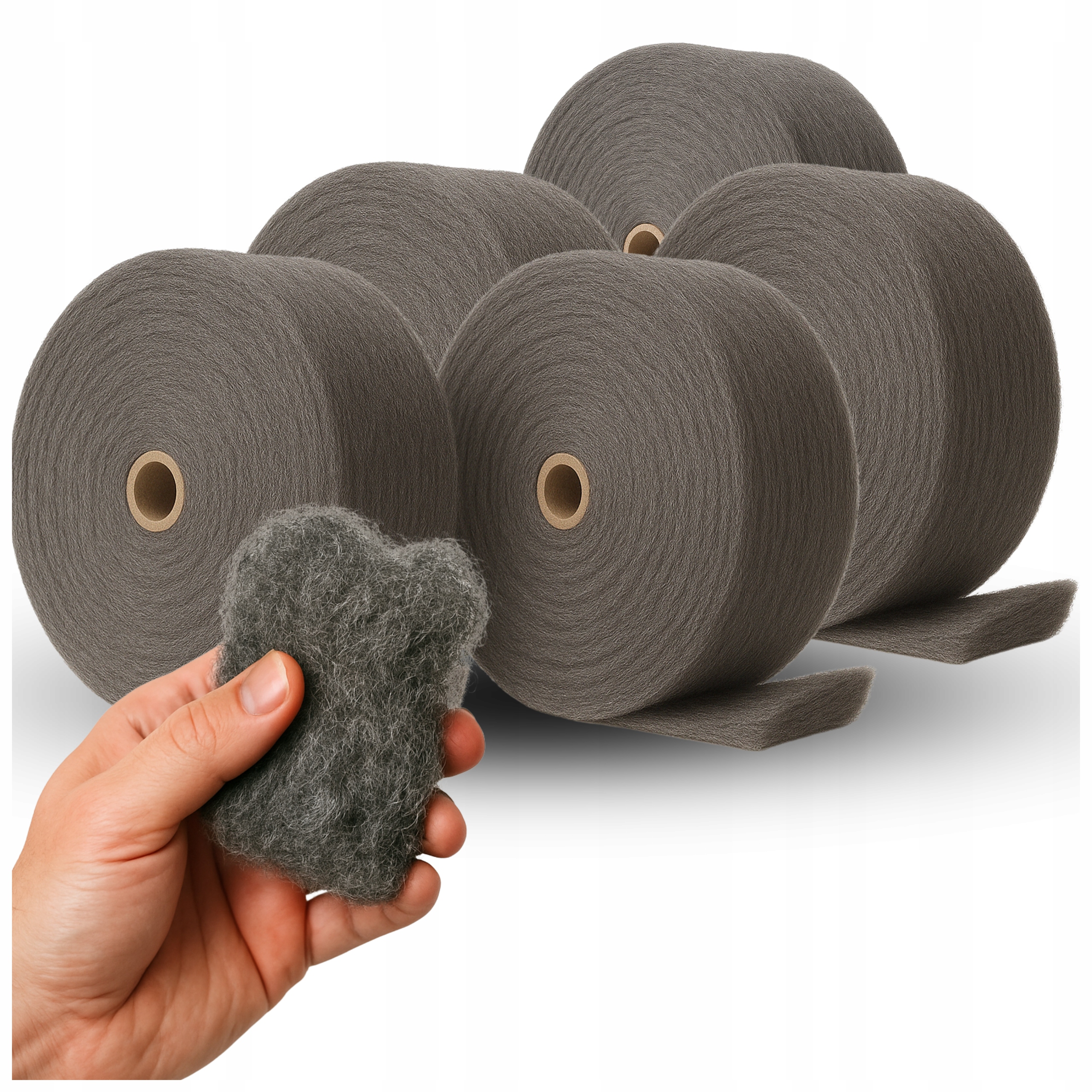 Oceľová Vlna 5 kg Leštenie Drevo Údržba Renovácia Leštiaca špongia