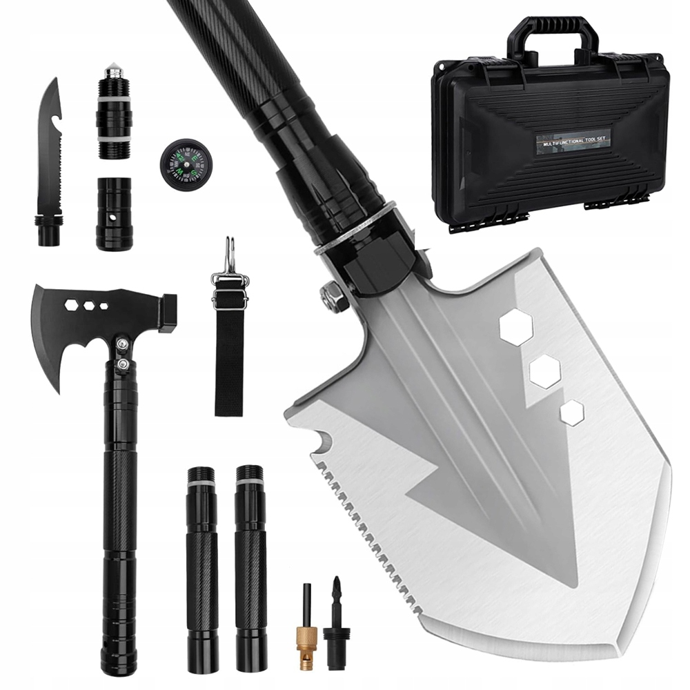 Lopata Pro Přežití Camping Skládací Sekera Píšťalka Nůž Pro Horskou Turistiku