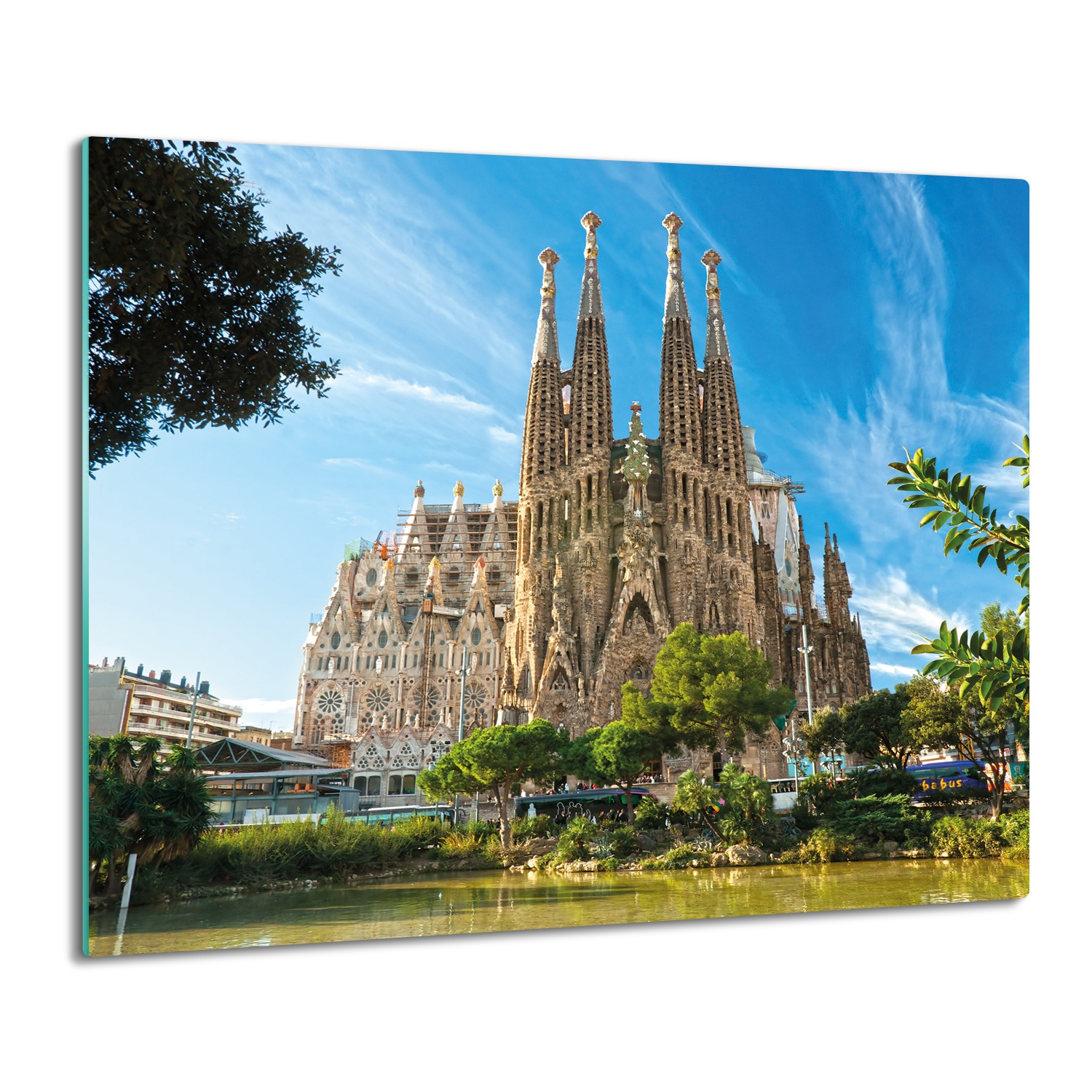 ochrana na indukci tisk Kostel Barcelona 60x52