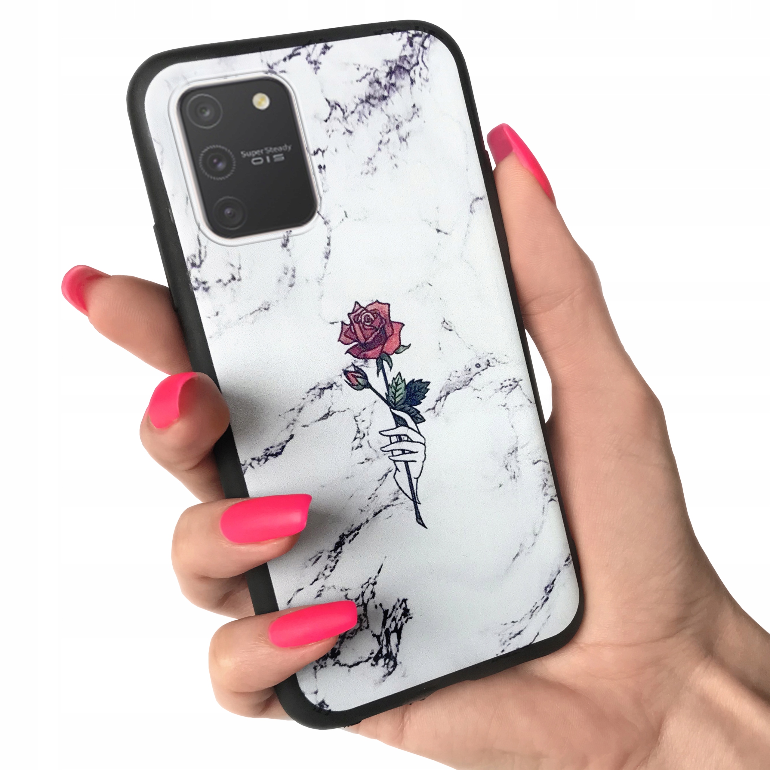 

Etui matowe do Samsung S10 Lite guma wzory