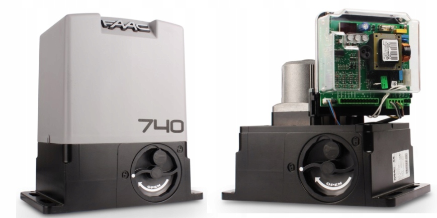 Zestaw napęd siłownik FAAC 740 DELTA 2 5x LISTWA Marka Faac