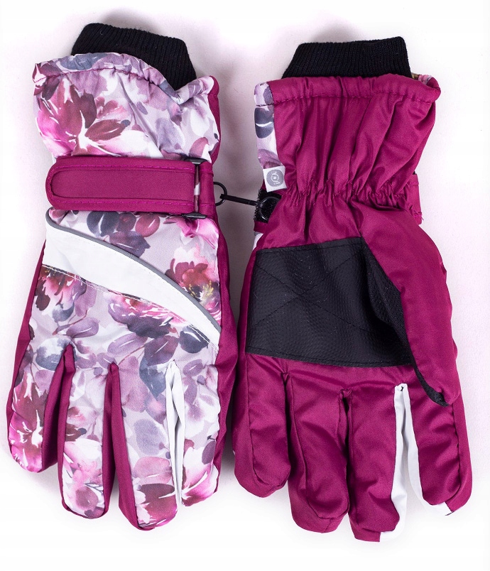 RĘKAWICZKI DZIEWCZĘCE PIĘCIOPALCZASTE 18CM