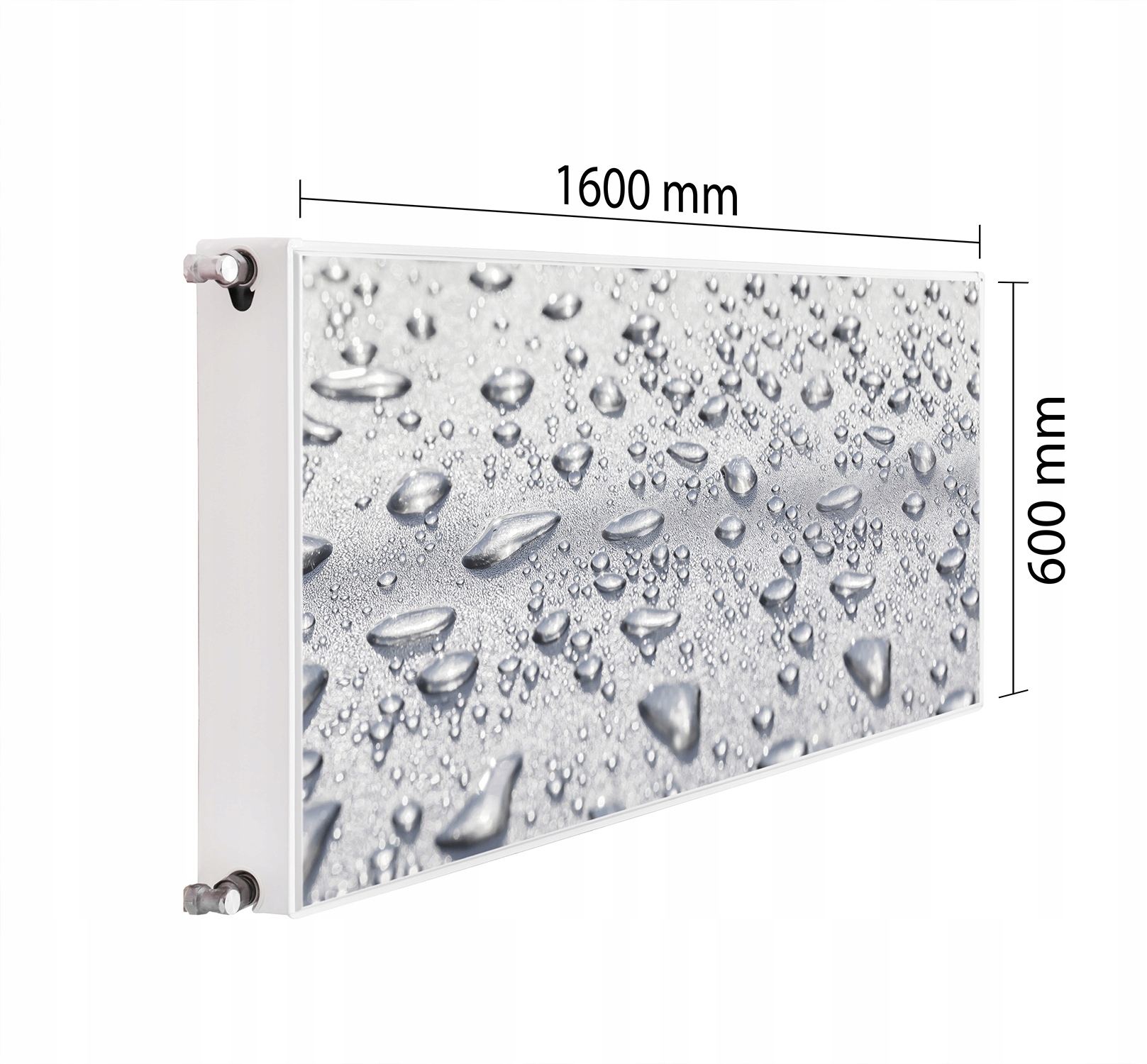 Magnetická Krytka Na Radiátor 160x60 Kapky Podložka Magnet