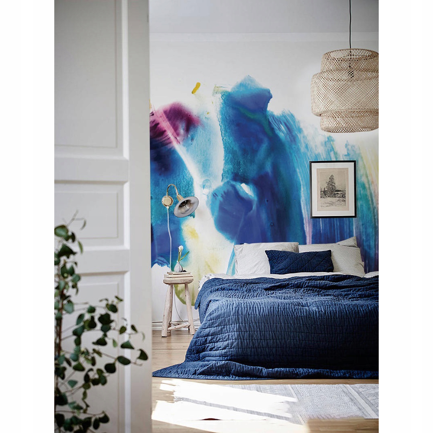 

Fototapeta na ścianę Niebieskie rozmycie 360x250cm