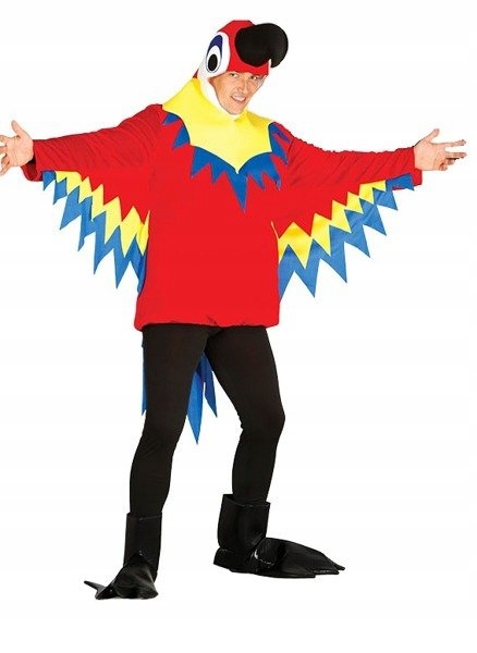 Kostým Barevný Papoušek Papouška L