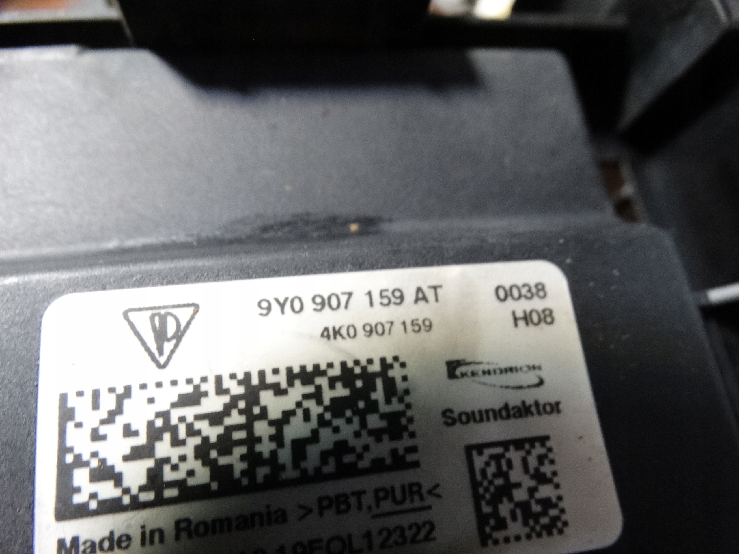 modulo GENERATOR DZWIEKU PORSCHE CAYENNE 9Y 1 9