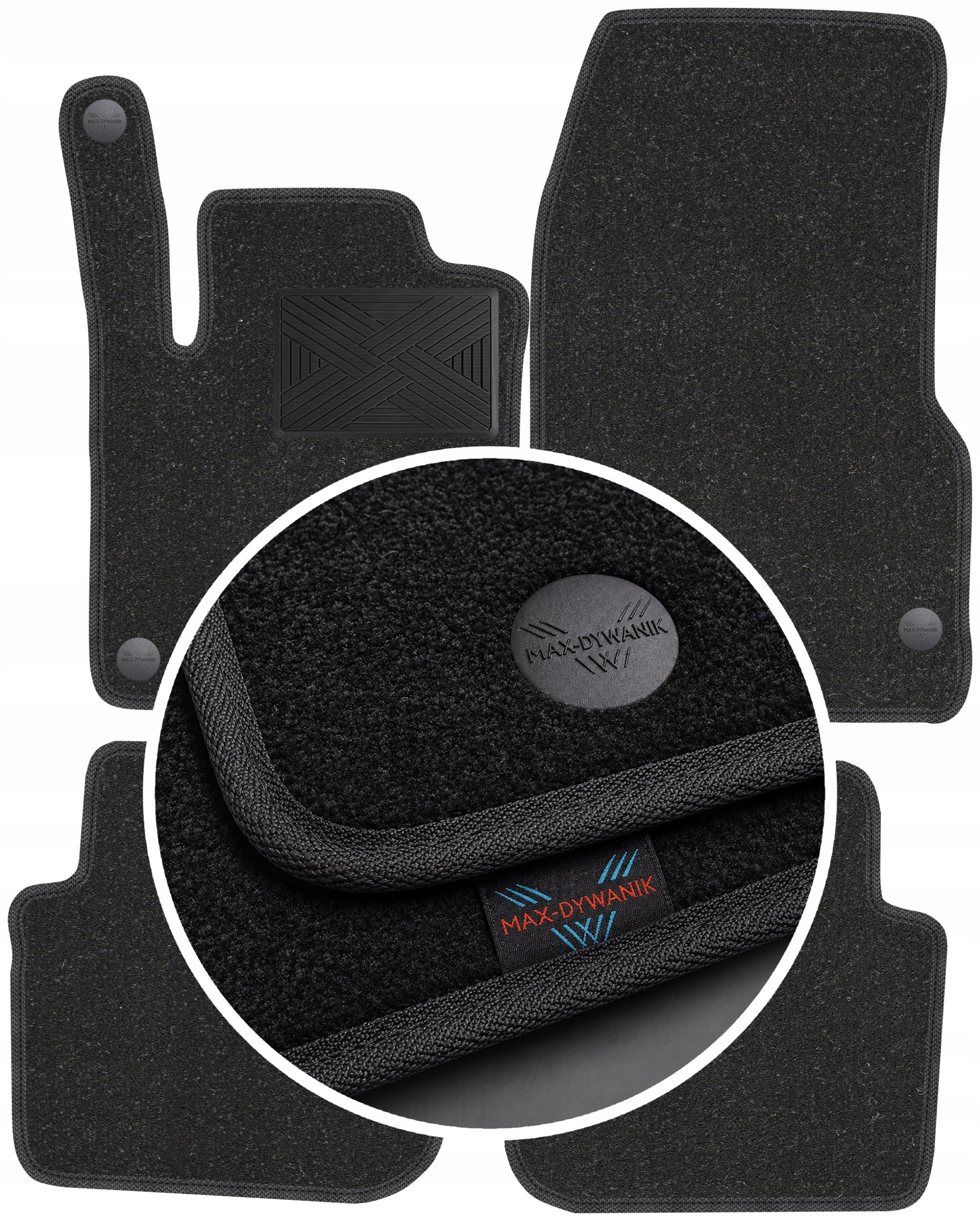 Smart Forfour I 2004-2006 Velúrové autokoberce Rohože