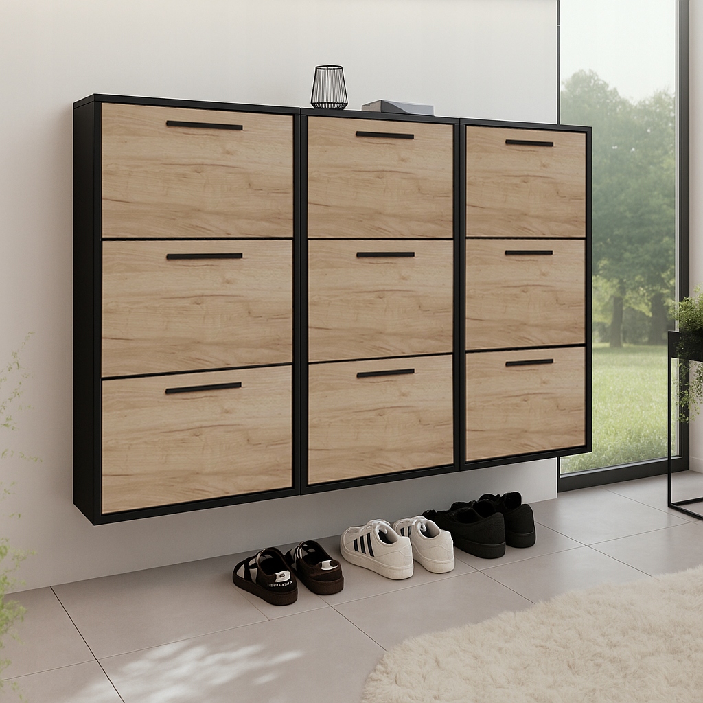 Botník s výklopným závěsem Jasper Mini X3 černá craft