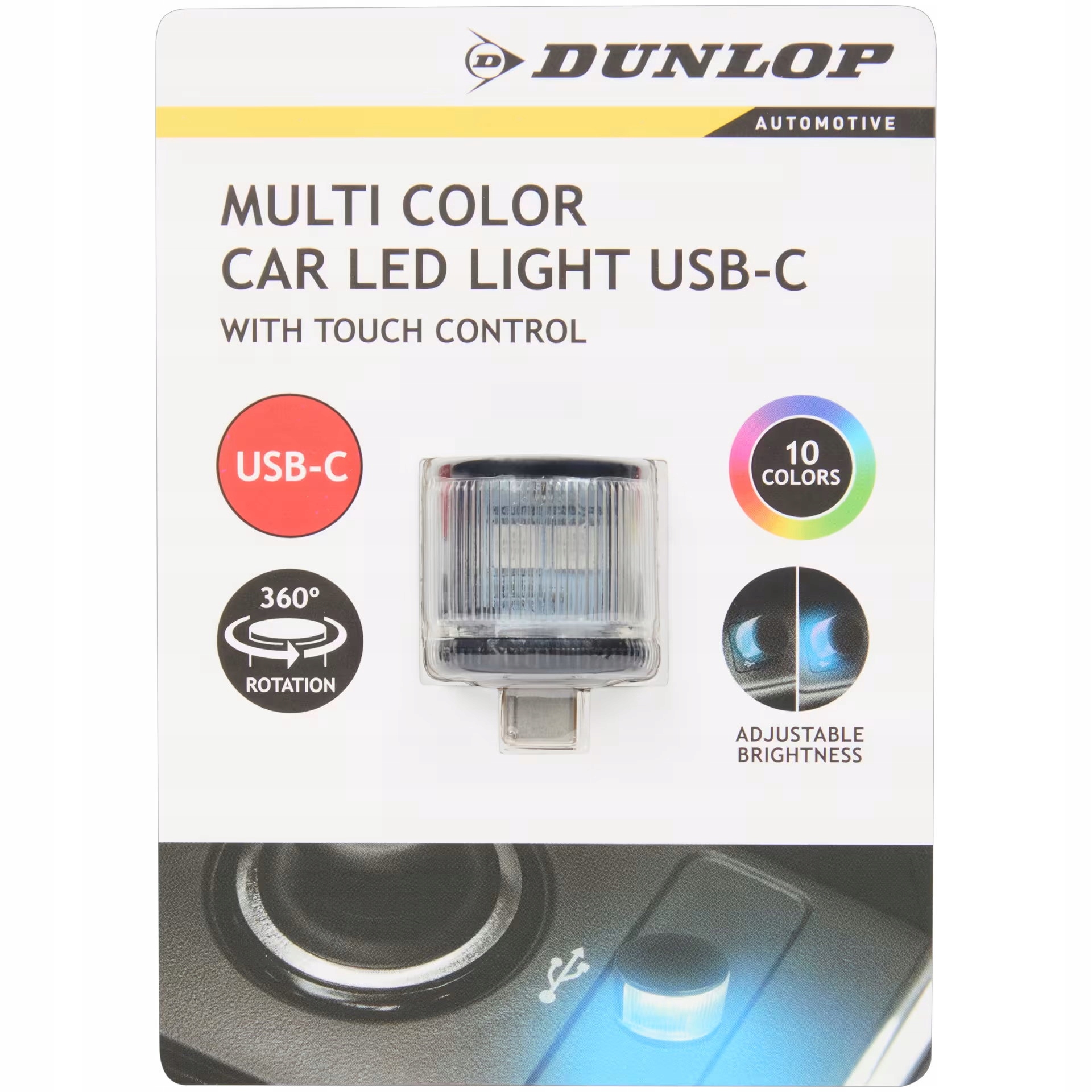 Lampka samochodowa ambiente Usb-c Dunlop