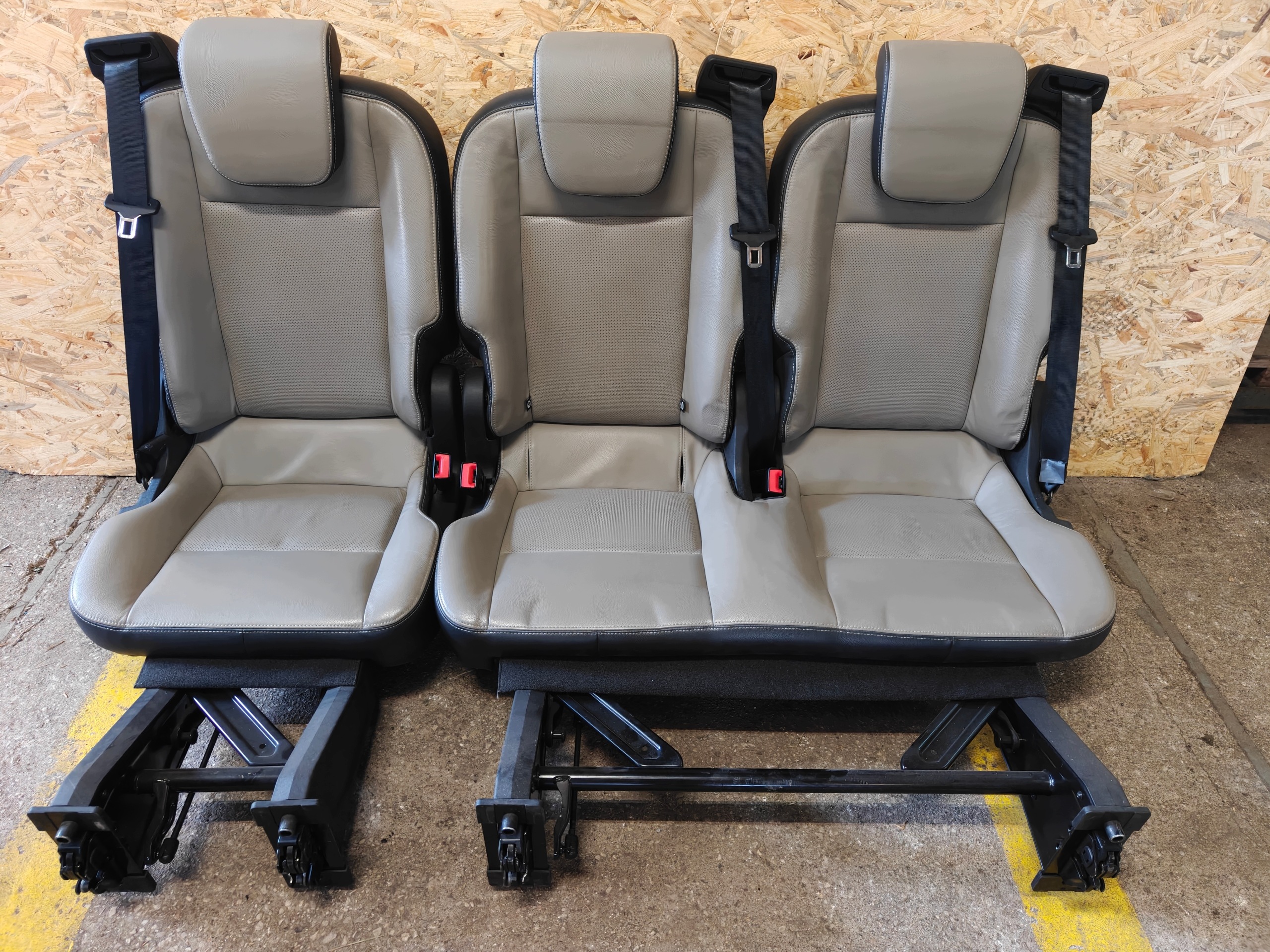 Sitze KOMPLET Sitze mitte FORD TRANSIT CUSTOM TURNEO Leder !!!