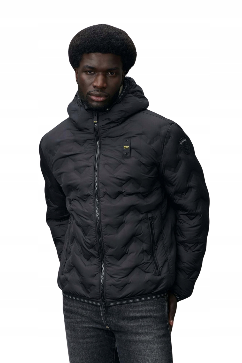 Blauer Černá pánská bunda Pier Short Jackets L