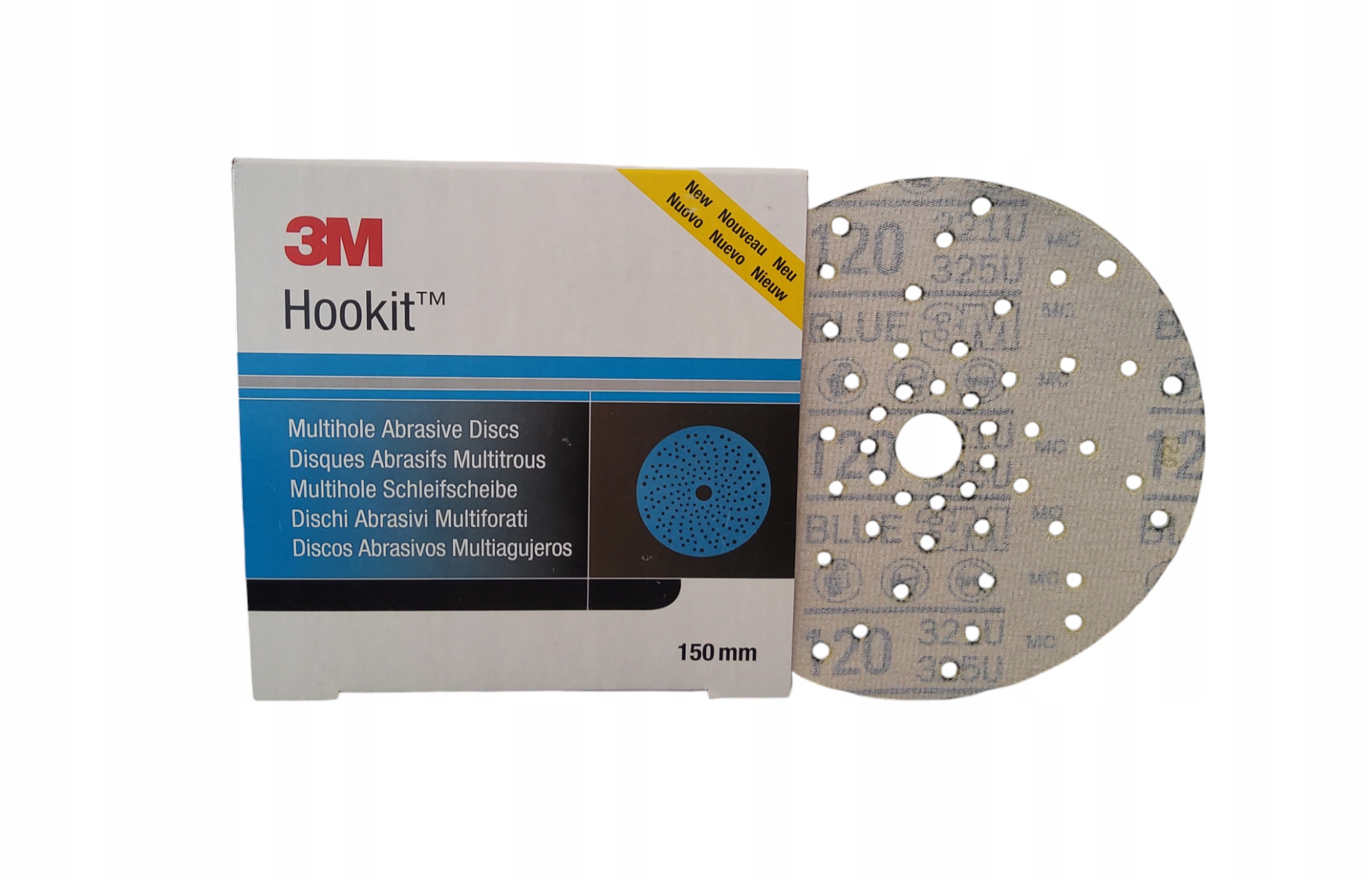 3M Brúsny disk Hookit 51373 viacotvorový 325Un 150 mm P 120 100ks
