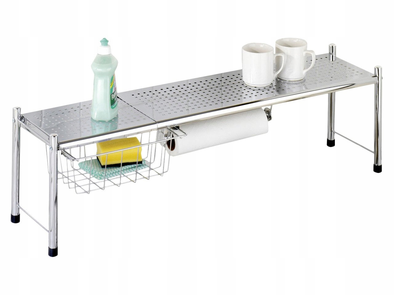 Polička Do Kuchyne Nad Umývadlo, Teleskopická, Kovová