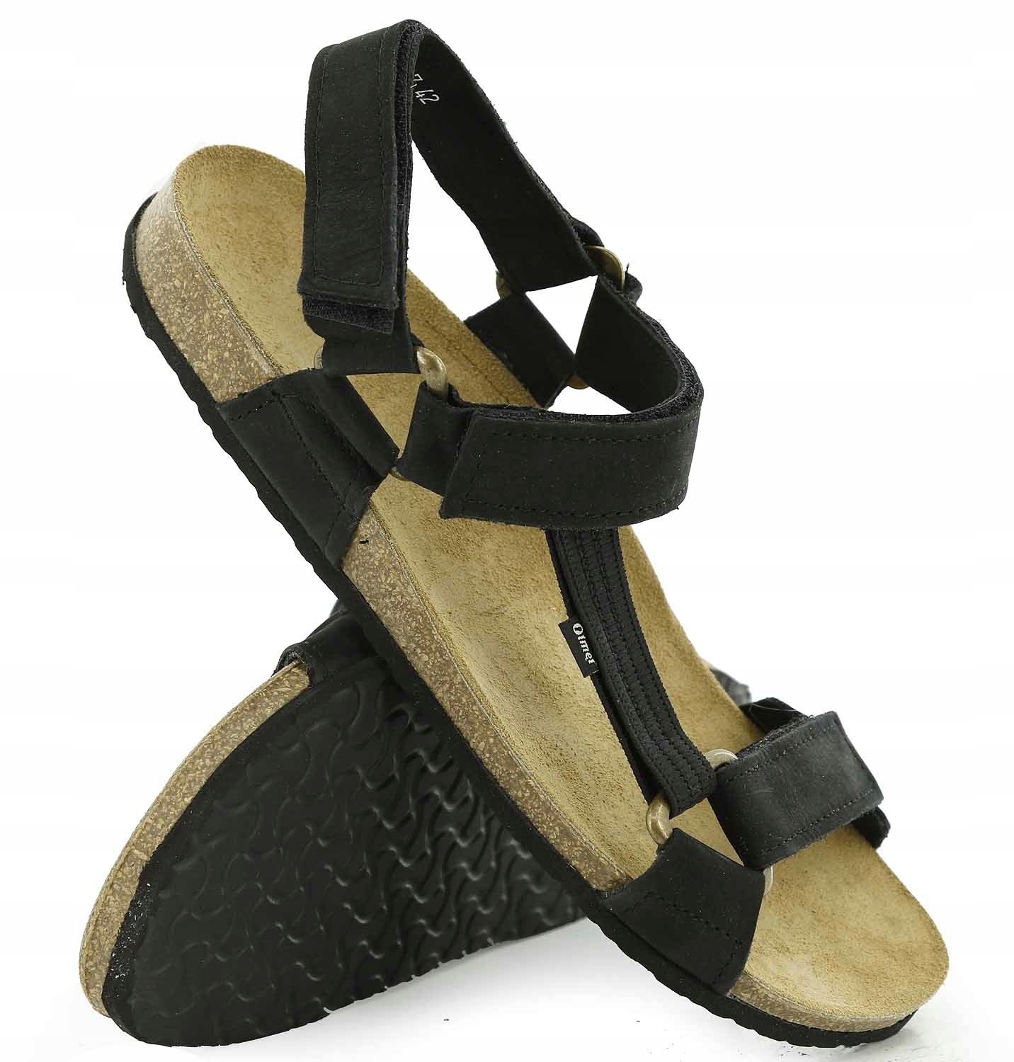 

Otmęt sandały męskie skórzane OT-415 euroobuwie